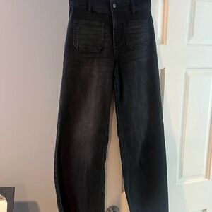 Oat New York Black Flare & Wide Leg Jeans